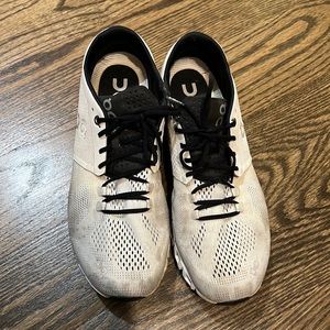 On cloud white sneakers